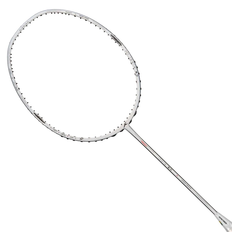 Hundred Ioniq 100 4U Badminton Racket – White/Gold White/Gold 4U6
