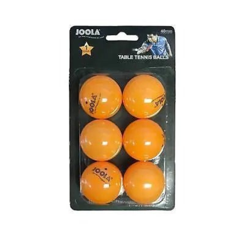 Joola Leisure 1 Star Ping Pong Table Tennis Balls – 6 orange balls