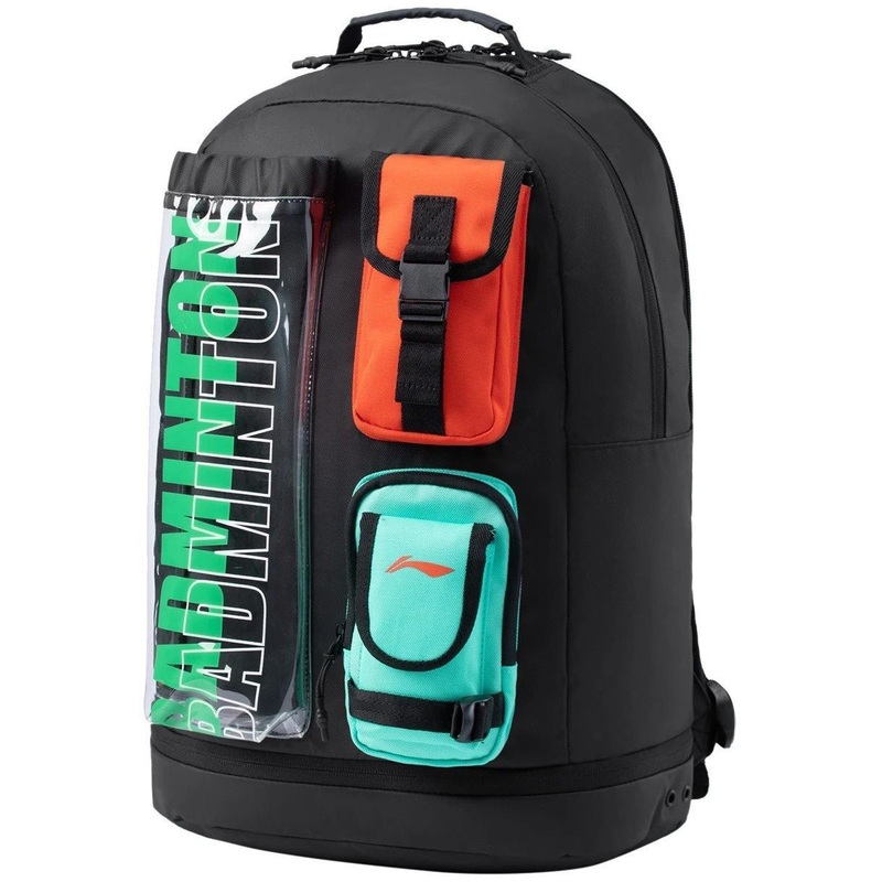 Li-Ning ABSS085 Badminton Backpack – Black Black Backpack