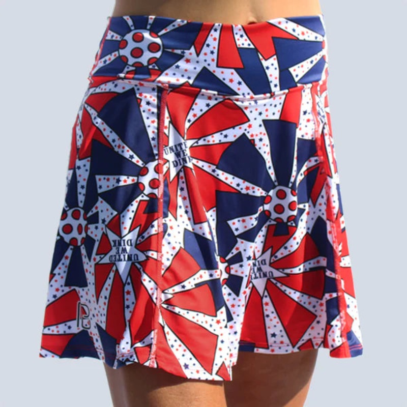 Pickleball Bella United We Dink A-Line Skort