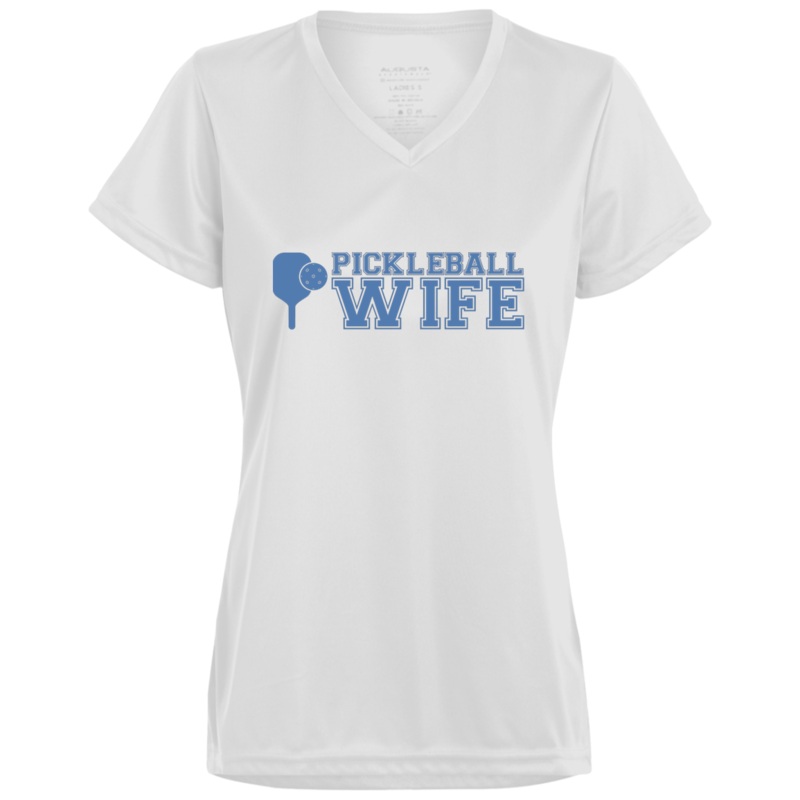 Women’s V-Neck Dry Fit – Pickleball Wife