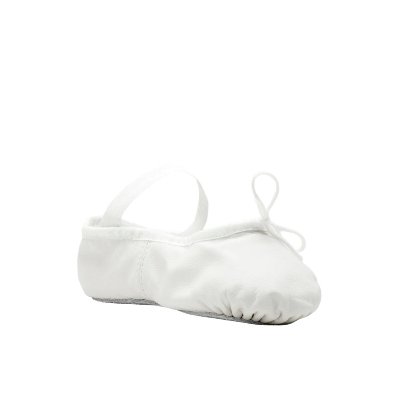 Bloch Arise Leather Ballet Shoes Junior C-Width – White White 1
