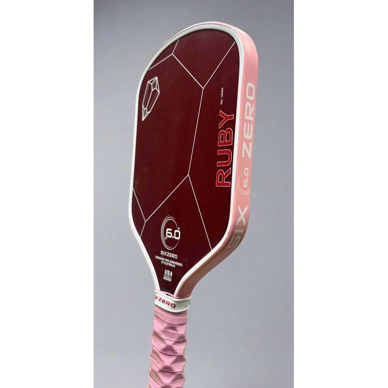 Custom Six Zero Ruby Pickleball Paddle – Hesacore Grip – Miss Piggy