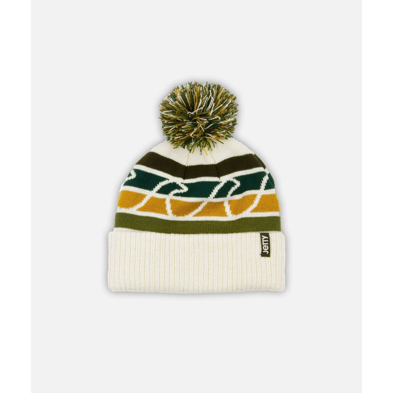 Jetty Crest Beanie Tan