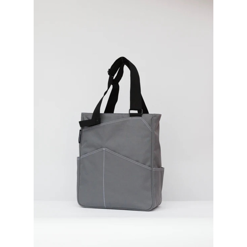 Maggie Mather Original Tennis Tote – Pewter