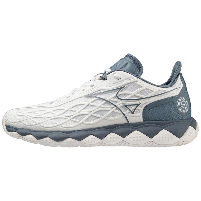 Mizuno Wave Enforce Tour 5 AC Men Court Shoes [White-China Blue]