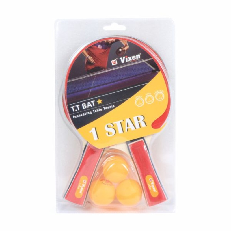 1 STAR GIFT SET TABLE TENNIS BAT VIXEN | KIBI SPORTS