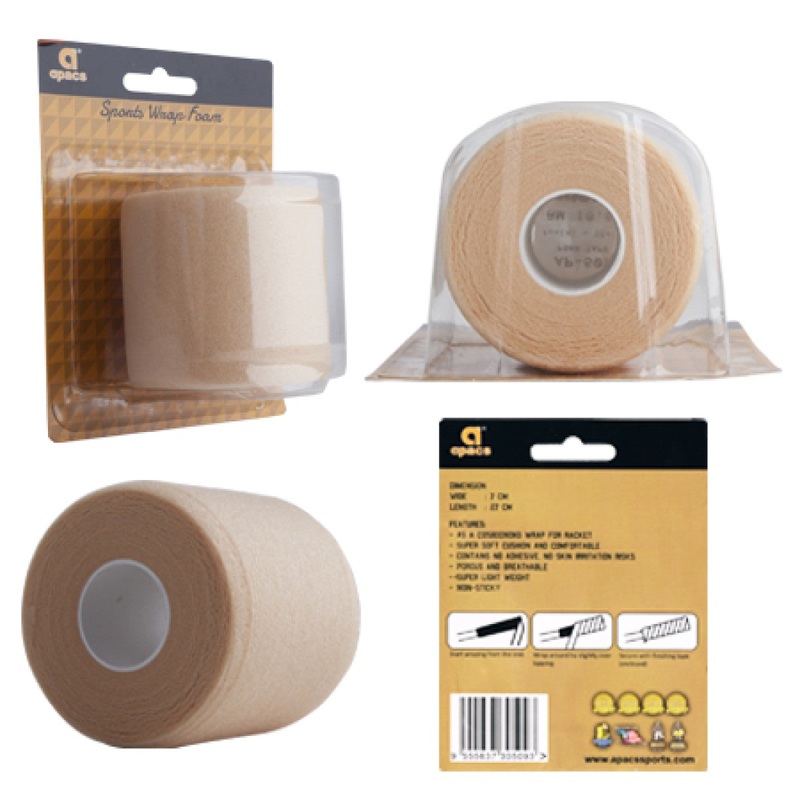 Apacs Foam Grip Underwrap (Beige) O/S Beige