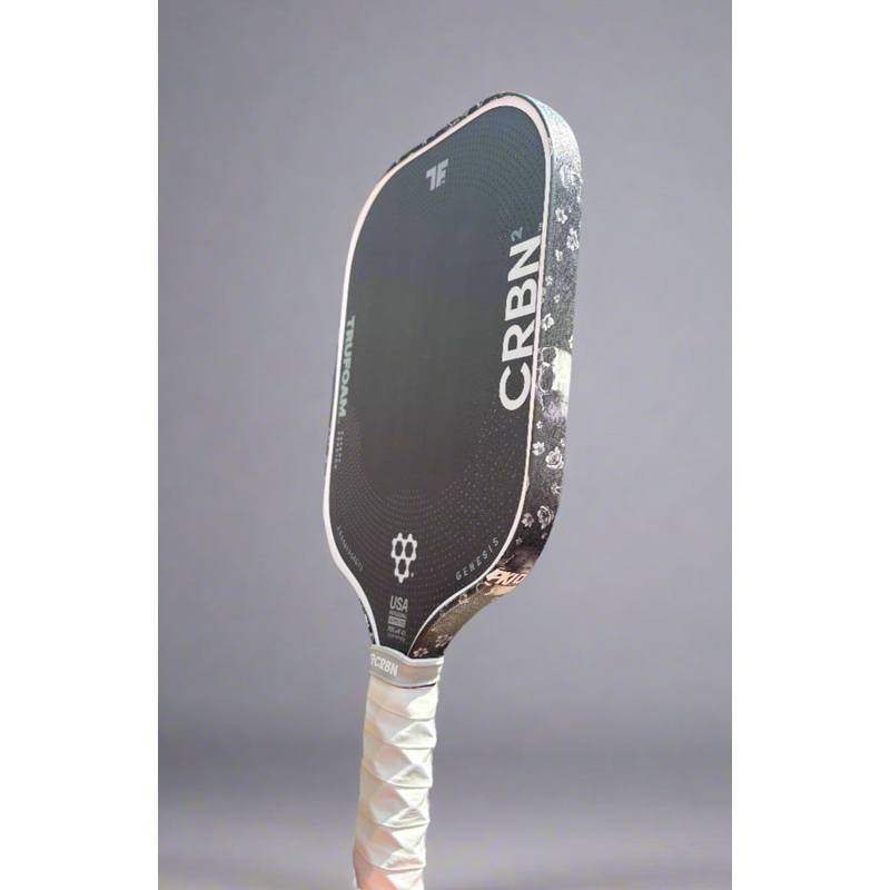 Custom CRBN TF Genesis – Trufoam Pickleball Paddle – Hesacore Grip – Fade to Black