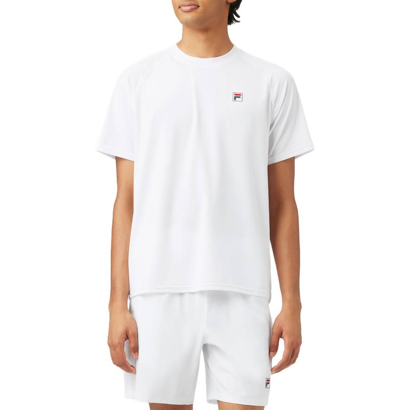 Fila Men’s Short Sleeve Crewneck Top (White)