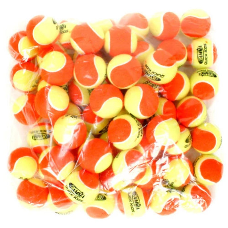 Gamma Quick Kids Stage 2 Tennis/Beach Tennis Balls (60 pack)