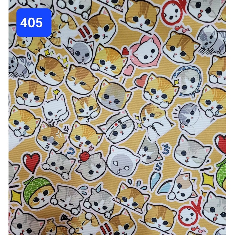 Handmade Water Resistant handle Case (Yellow Many Cats 405) Yellow Many Cats 405