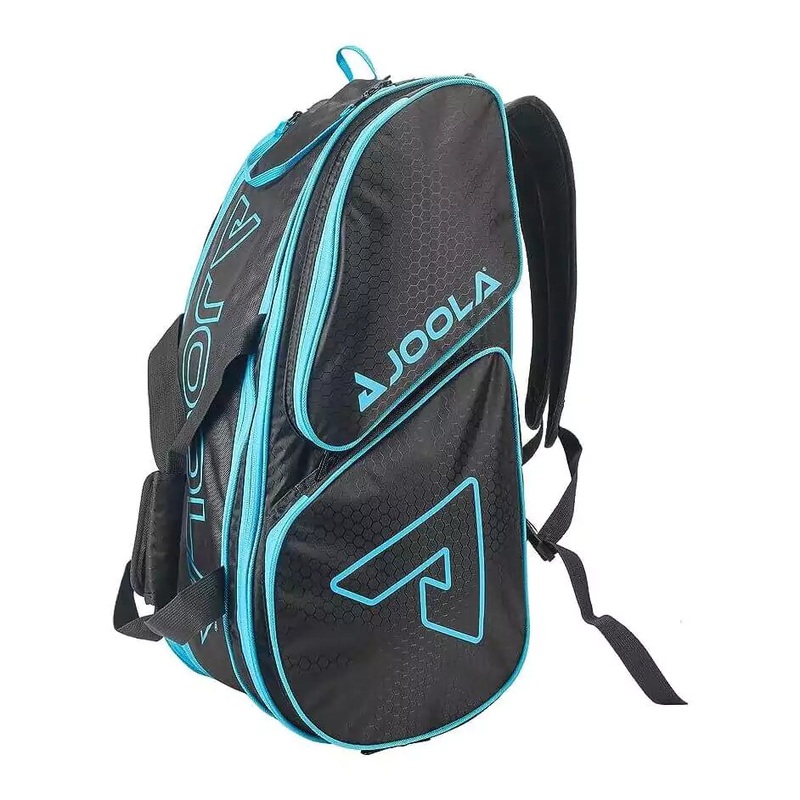 Joola Tour Elite Pro Pickleball Duffle Bag Black/Light Blue