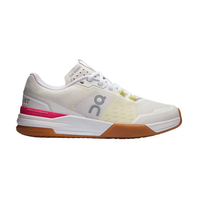 On THE ROGER Advantage Pro Tennis Shoes Women – Ivory/Pink Ivory/Pink UK 3
