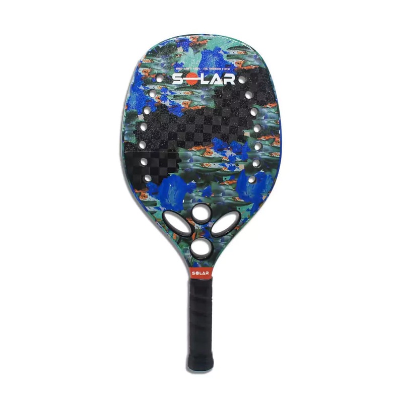 Solar Paddles FLORA Professional Beach Tennis Racket with Grit Treatment
