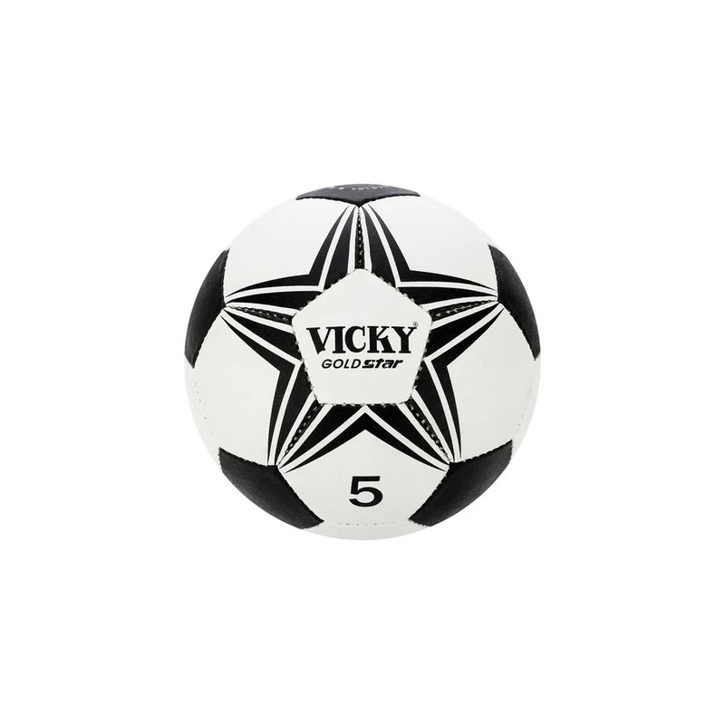 Vicky Gold Star Size 5 Football | Kibi Sports Green/White 5