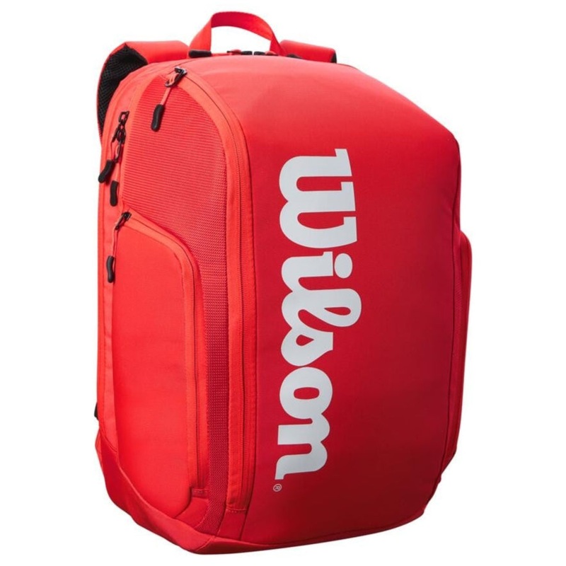Wilson Super Tour Backpack Racquet Bag (Red)