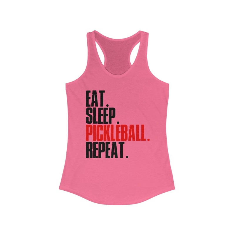 Women’s Tank – Eat Sleep Pickleball Repeat