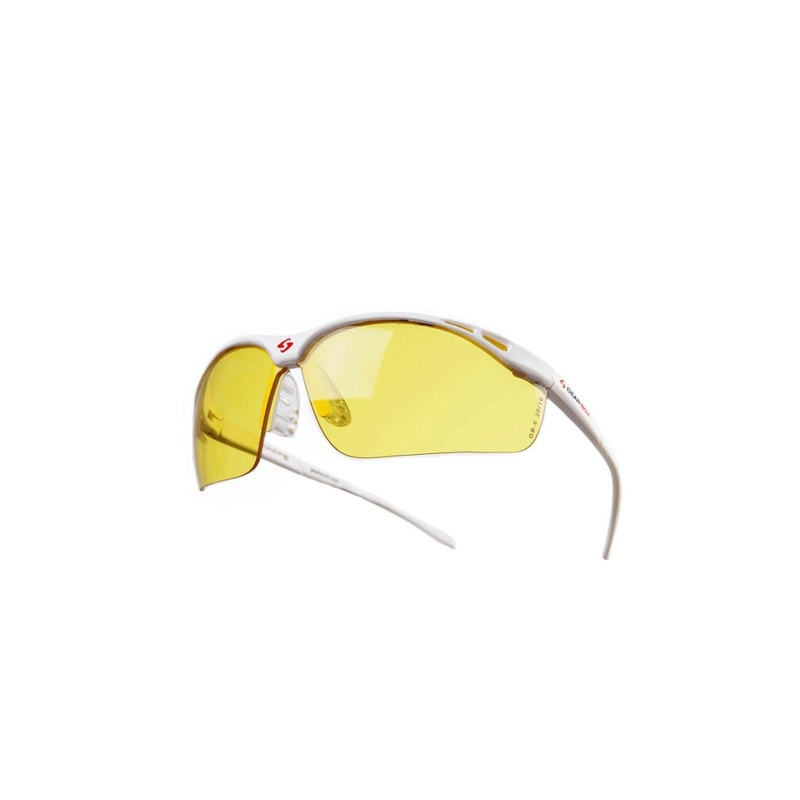 Gearbox Vision SLIM FIT Amber Eyewear – White