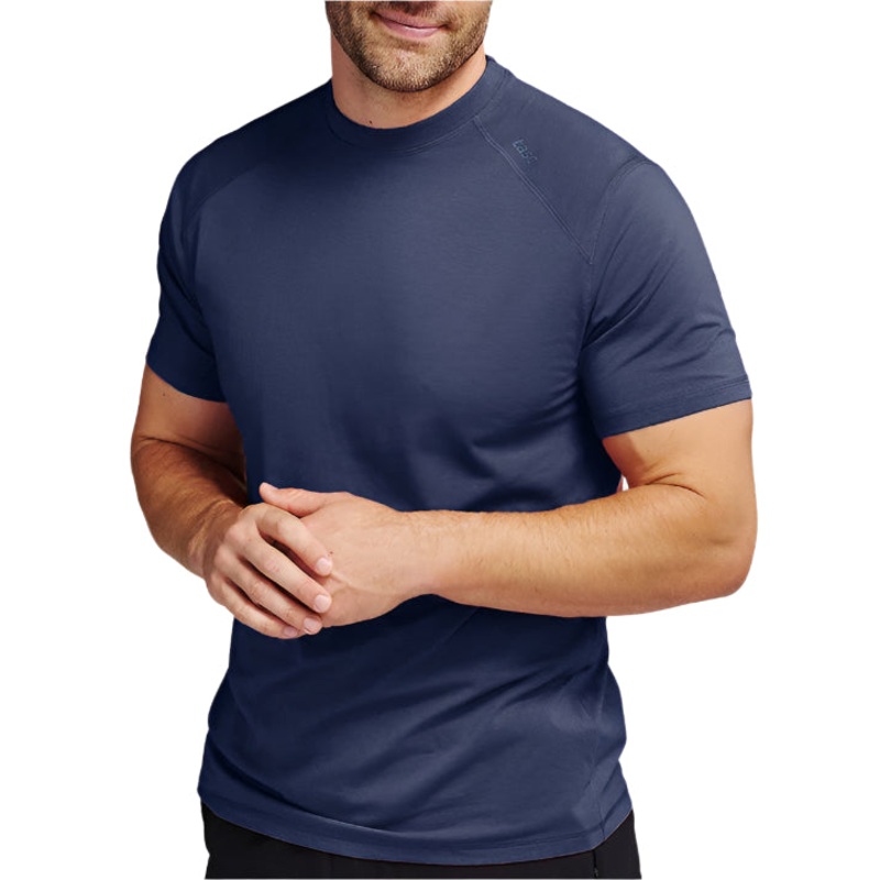 Tasc Men’s Carrollton Fitness T-Shirt Classic Navy-416 Small