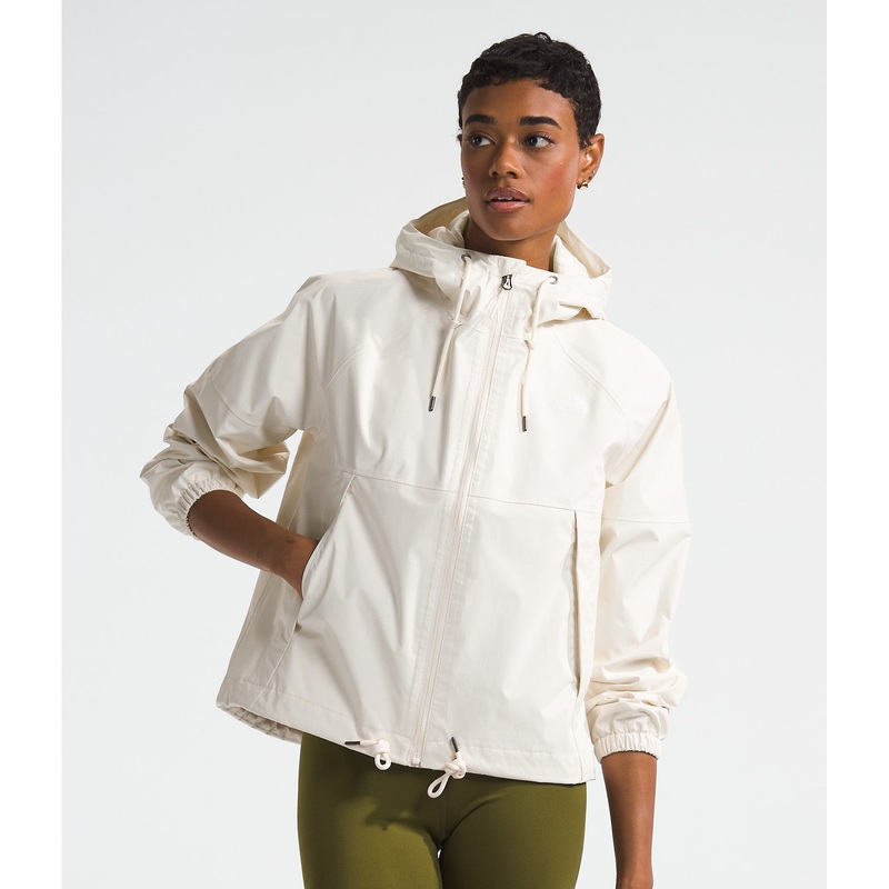 The North Face Women’s Antora Rain Hoodie White Dune-QLI XSmall