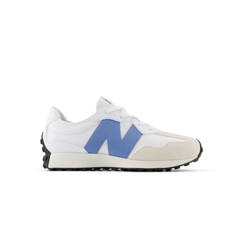 New Balance Kids’ 327 (GS) White/Blue Laguna-SW 3.5
