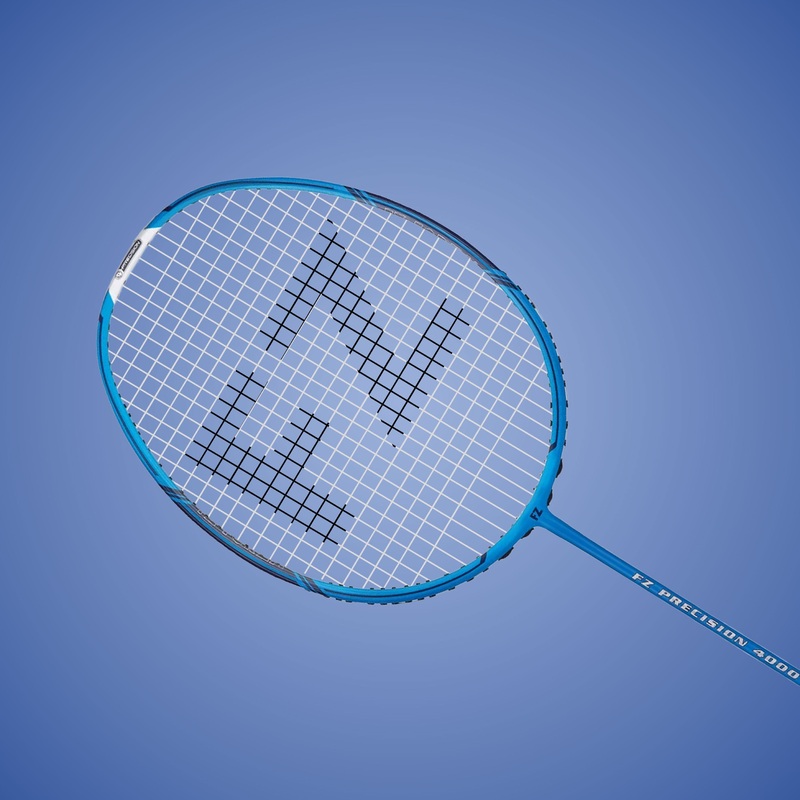 Precision 4000 Strung Badminton Racket( Blue) -4U/ G4 Fz Forza | Kibi Sports 4U