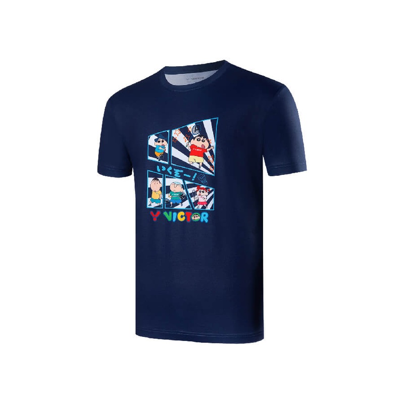 Victor x CRAYON SHINCHAN T-404CS B T-Shirt