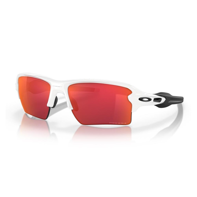 Flak 2.0 XL Sunglasses Polished White and Prizm Field