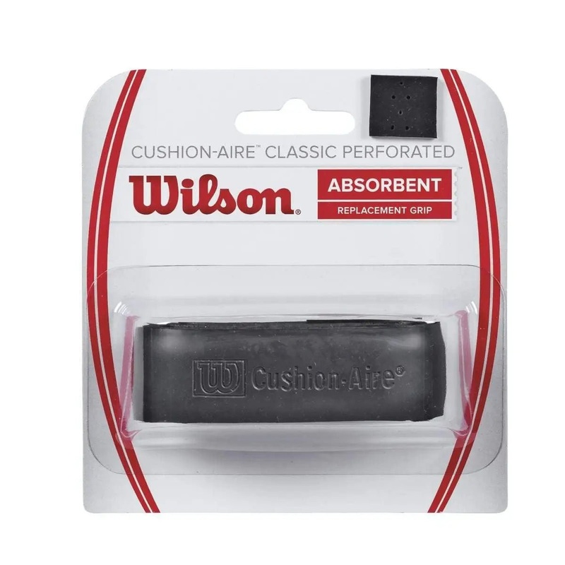 Wilson Cushion Aire Classic Perforated Replacement Grip – Black
