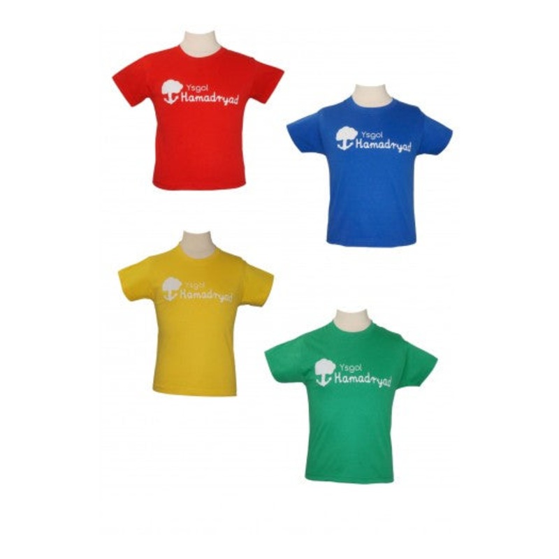 Ysgol Hamadryad PE T-Shirt 3/4 RED