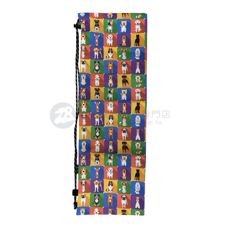 Handmade Water Resistant shoes bag (Dog Tiles 455) Dog Tiles 455