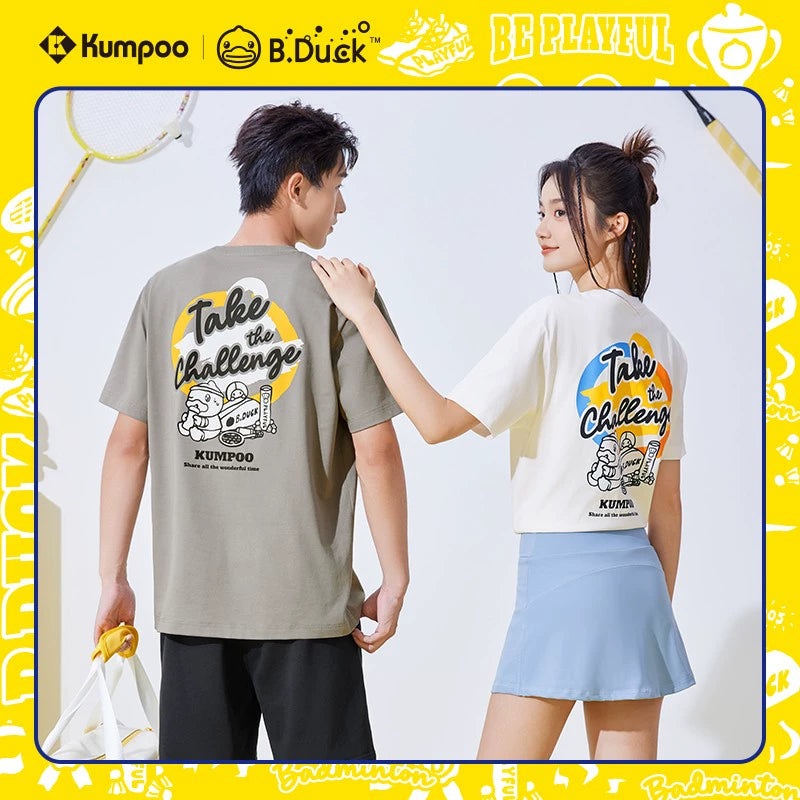 Kumpoo x B.Duck UNI T-shirt KKU-1039 B.DUCK Off-white S