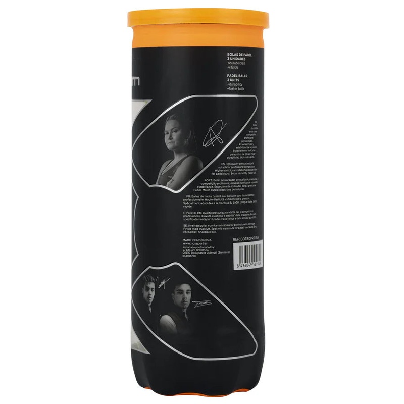Nox PRO TITANIUM Padel Balls 3 Can