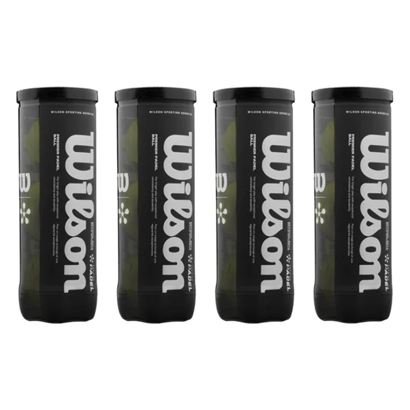 Wilson Balls Premier Padel | 4x Can Bundle