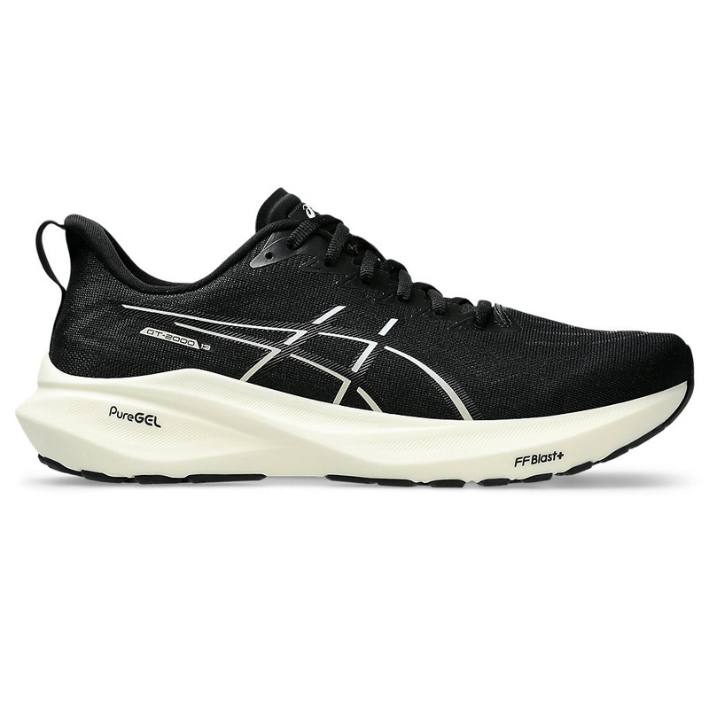 ASICS Men’s GT-2000 v13 Black/White-003 7.5 Medium-D