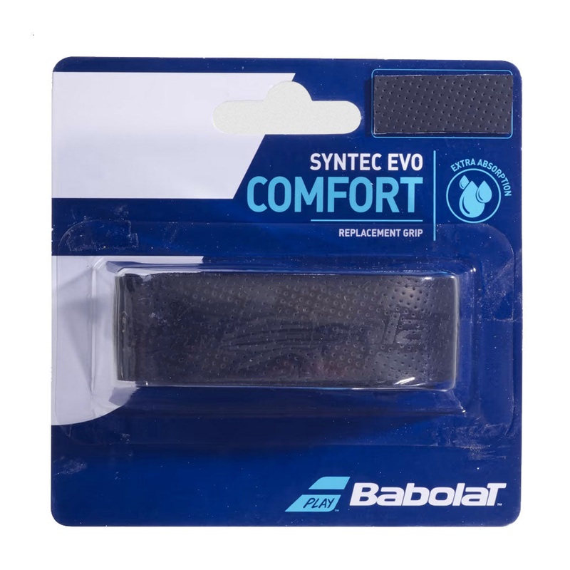 Babolat SynTec Evo Replacement Grips (Single) Black Single