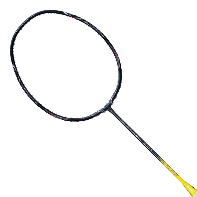 Hundred T-Fusion 300 5U Badminton Racket – Grey/Lime Black/Yellow 5U6