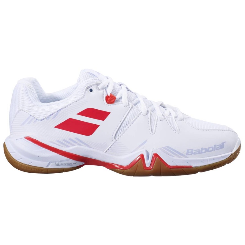 Babolat Shadow Spirit Women’s Indoor Court Shoe (White/Lavender)