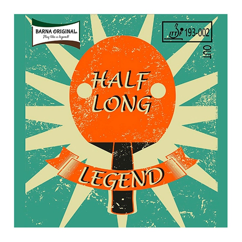 Barna Base Legend Half Long Pips Out Rubber