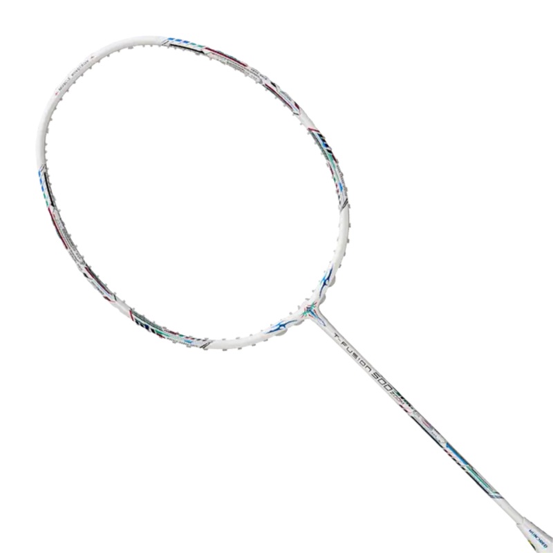 Hundred T-Fusion 500 Zoom 5U Badminton Racket – White White 5U6
