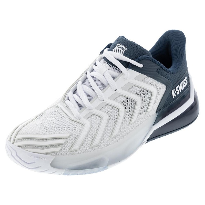 Men`s Ultrashot 4 Tennis Shoes White and Stargazer