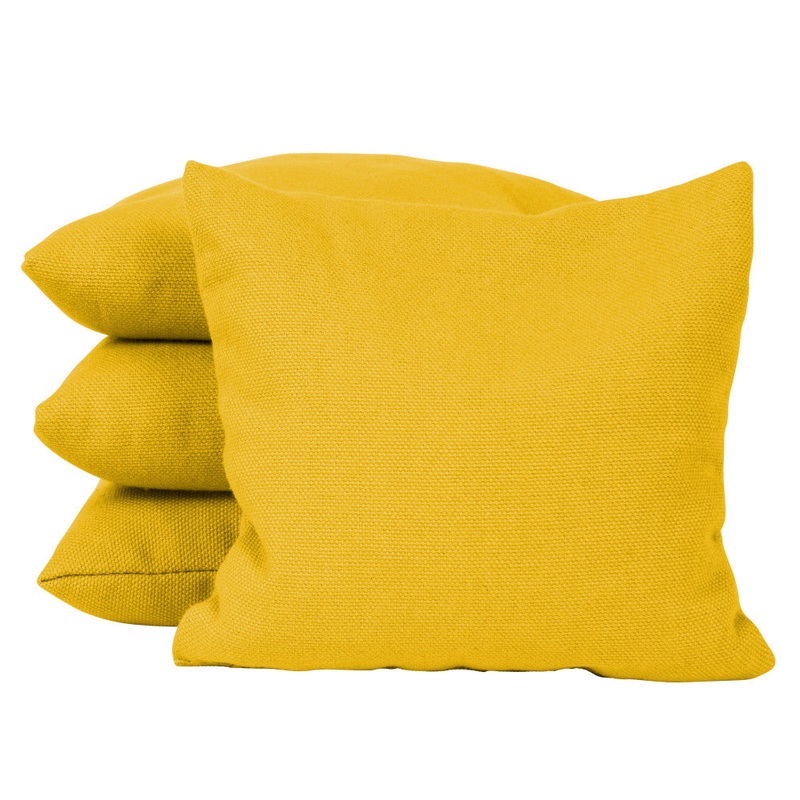 Yellow Corn Filled Cornhole Bags