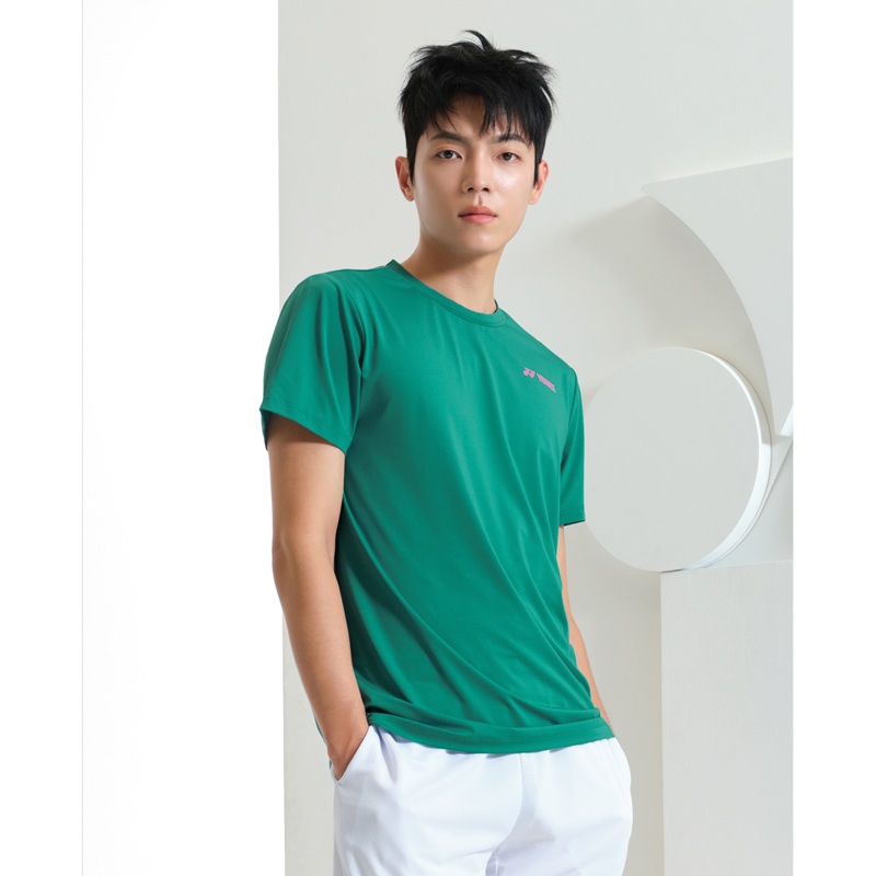 YONEX Men’s T-Shirt 249TR007M EMERALD GREEN 95(M)