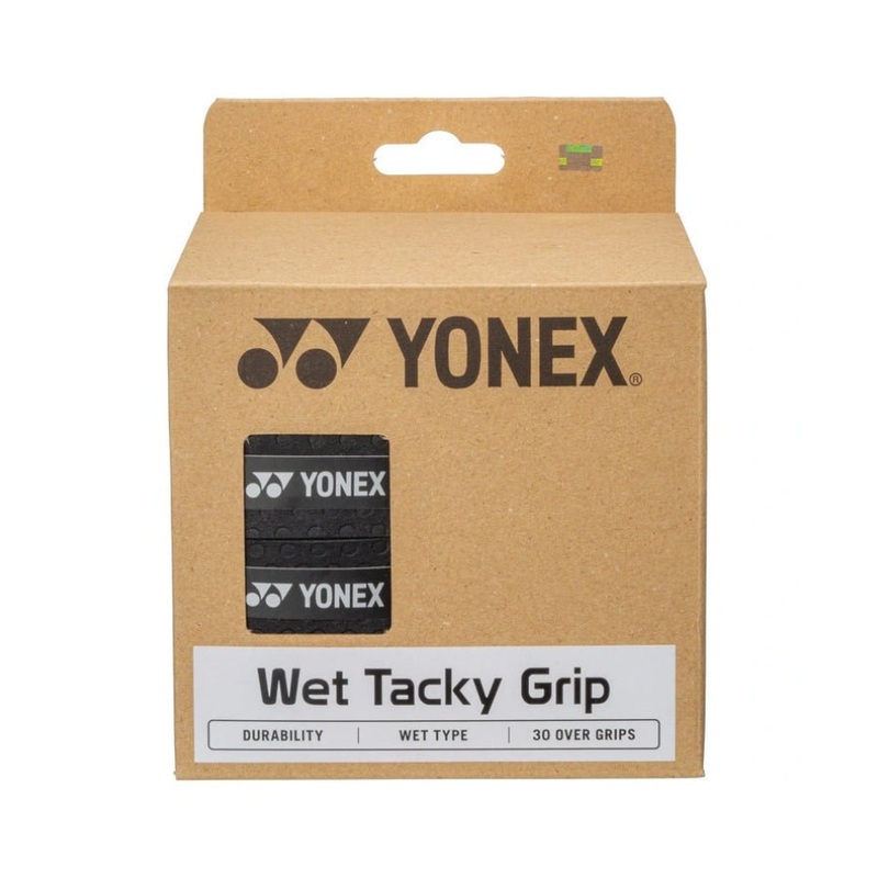 YONEX Wet Tacky Grip (30 Wraps) AC154-30 – Black