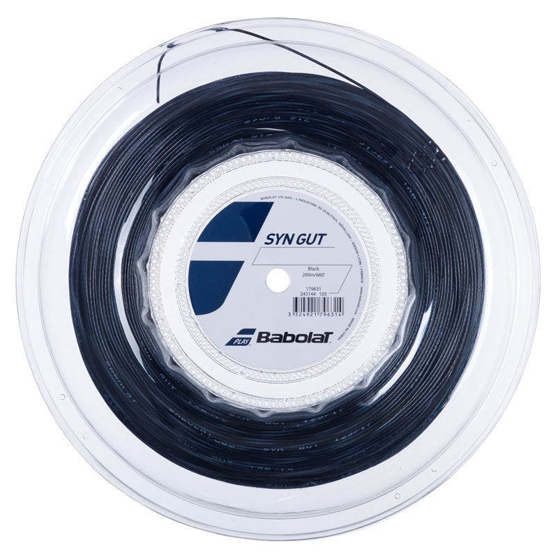 Babolat Synthetic Gut 16 Tennis String Reel Black