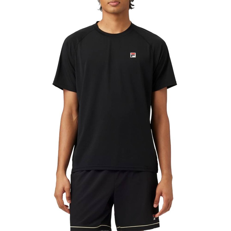 Fila Men’s Short Sleeve Crewneck Top (Black)