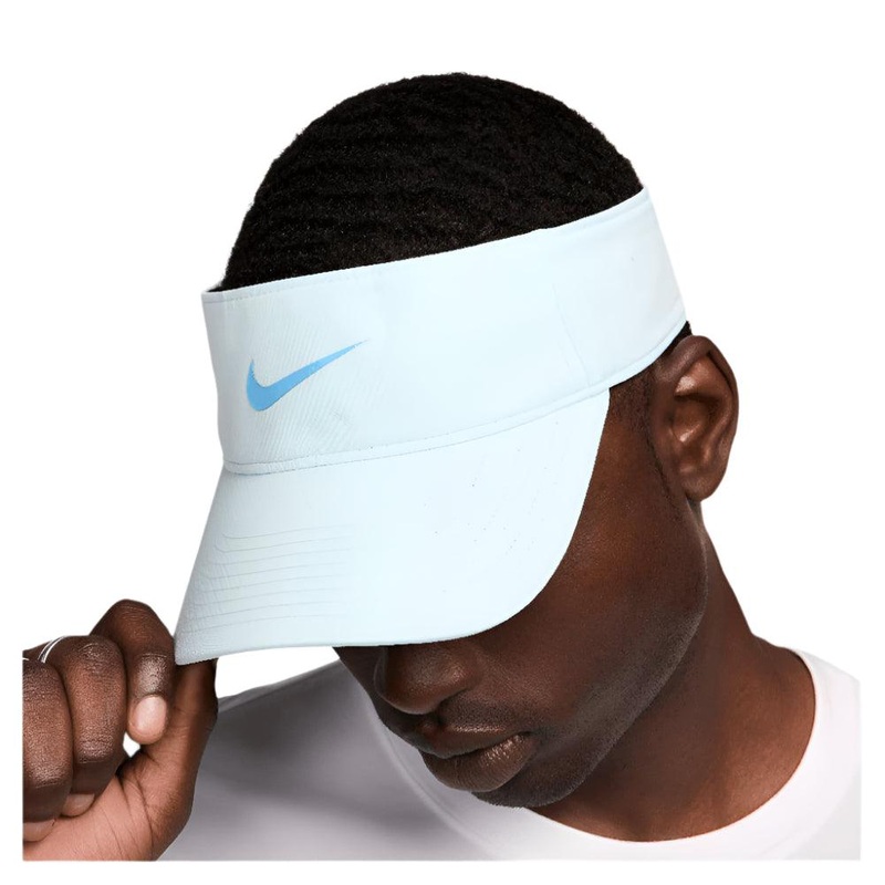 Men`s Dri-Fit Ace Tennis Visor Glacier Blue and University Blue