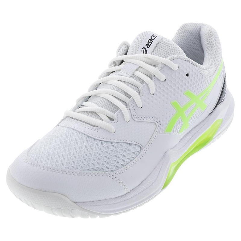 Men’s Gel-Dedicate 8 Pickleball Shoes White and Lime Burst