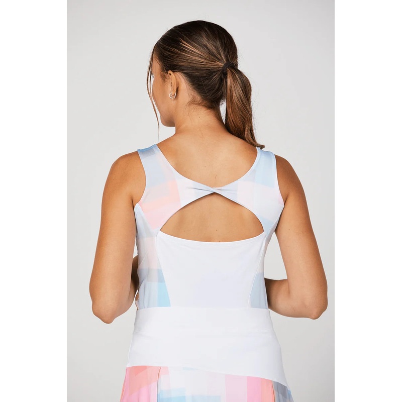 Women’s Sofibella 22″ Tank Top – Shades of Pink Small